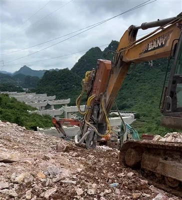 Hiina Guangxi vajab maanteede ehitamiseks killustikku